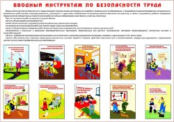 Плакат "Вводный инструктаж по ОТ" А2