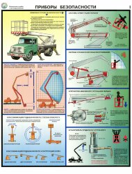Комплект плакатов: Безопасность работ с автоподъемником, А2, 3 листа