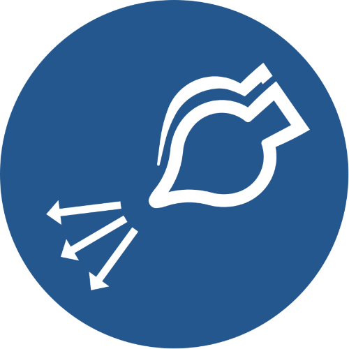 Знак M044 Включить подачу воздуха