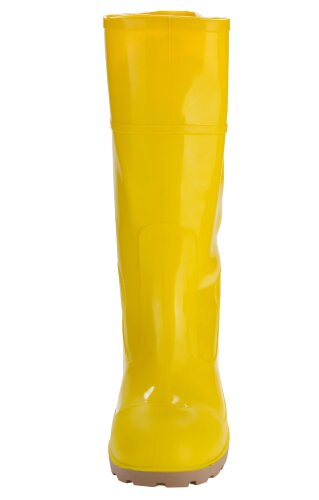 Сапоги ПВХ с металлическим подноском и металлической стелькой желтые