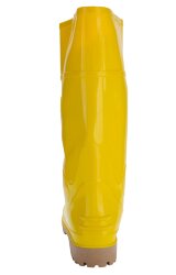 Сапоги ПВХ с металлическим подноском и металлической стелькой желтые