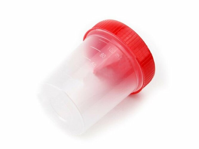 Контейнер для сбора биологических жидкостей 125 мл нестерильный