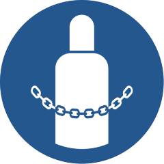 Знак M046 Закрепить газовые баллоны