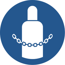 Знак M046 Закрепить газовые баллоны