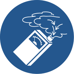 Знак M048 Использовать детектор газа