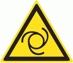 Знак W25 Внимание. Автоматическое включение (запуск) оборудования