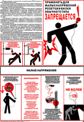 Плакат: Малые напряжения, 1 штука