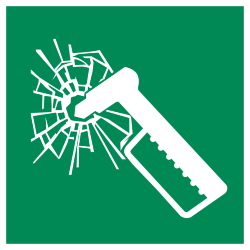 Знак E025 Аварийный молоток