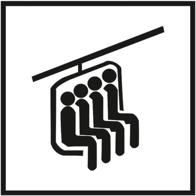 Знак PP53 Телескопическое кресло на четыре места