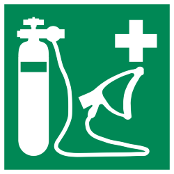 Знак E028 Кислородный реаниматор