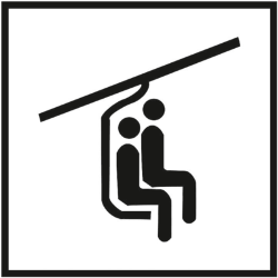 Знак PP51 Телескопическое кресло на два места