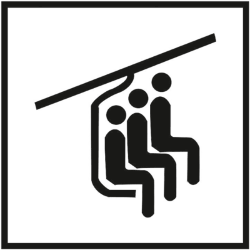 Знак PP52 Телескопическое кресло на три места