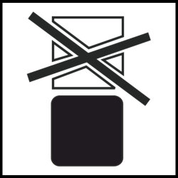 Знак Штабелировать запрещается