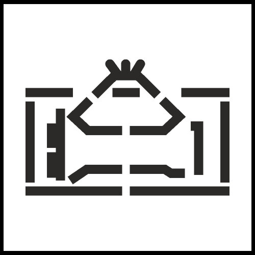 Знак Поднимать непосредственно за груз