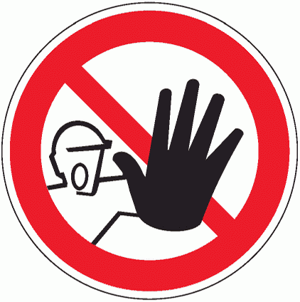 Знак P06 Доступ посторонним запрещен