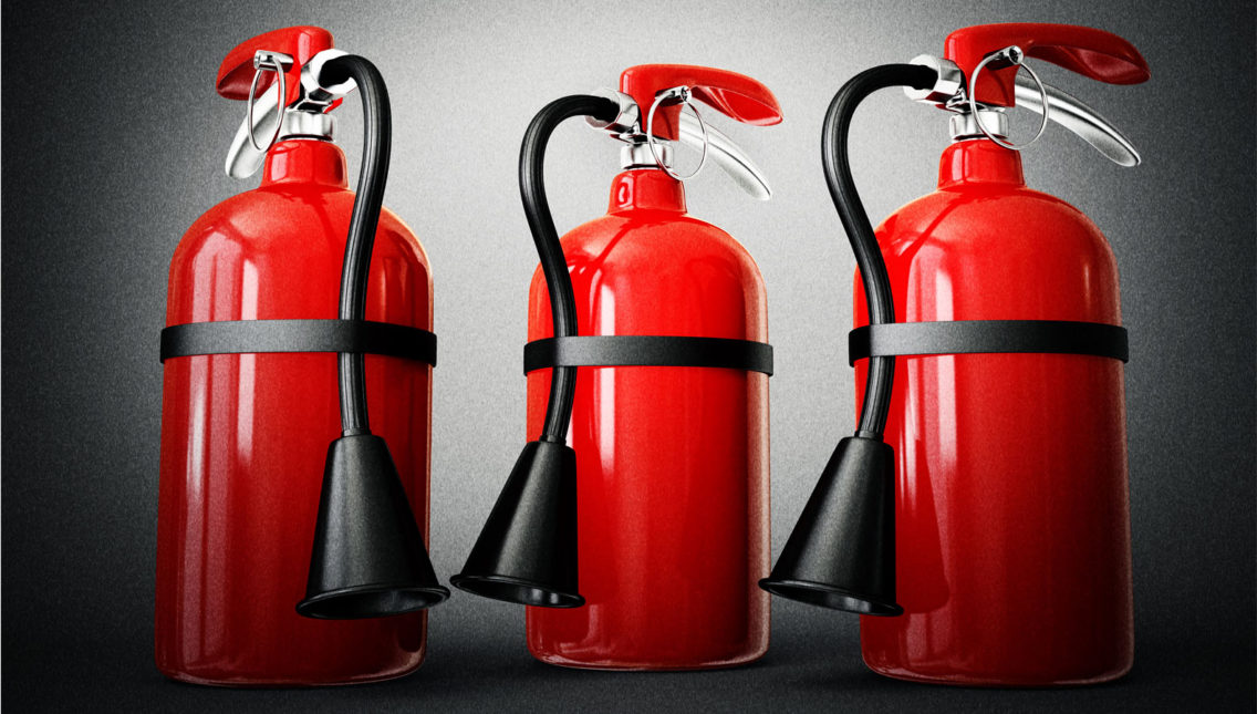 Как размещать и хранить огнетушители